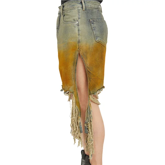 RICK OWENS DRKSHDW BERMUDA IN DENIM GETH CUTOFFS Affare Del Giorno