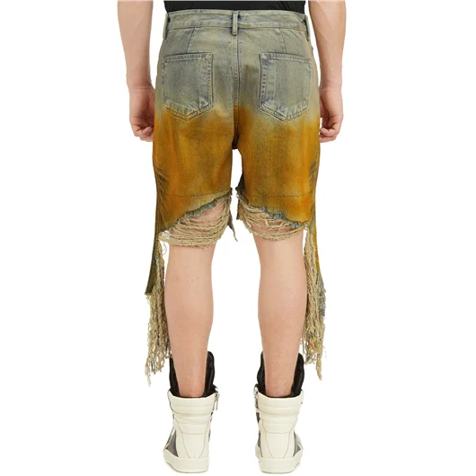 RICK OWENS DRKSHDW BERMUDA IN DENIM GETH CUTOFFS Affare Del Giorno