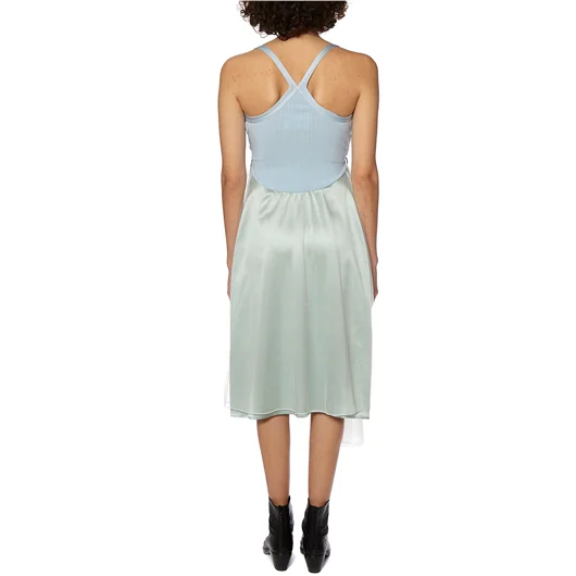 QUETSCHE_ ABITO LUNGO IN SETA E ORGANZA Offerta Pasqua