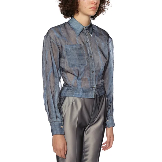 QUETSCHE_ CAMICIA BUSTIER IN ORGANZA Economico