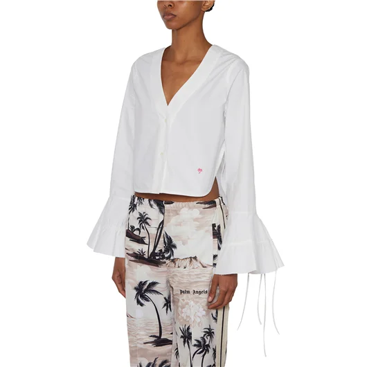 PALM ANGELS CAMICIA IN COTONE Saldi