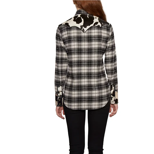 DSQUARED CAMICIA IN COTONE CHECK CON INSERTO Offerte