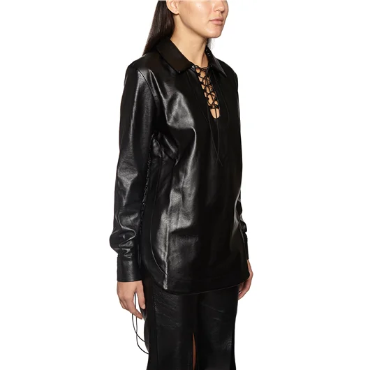 MATERIEL CAMICIA MORBIDA CON LACCI In Saldo