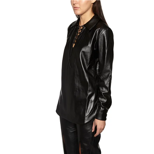 MATERIEL CAMICIA MORBIDA CON LACCI In Saldo