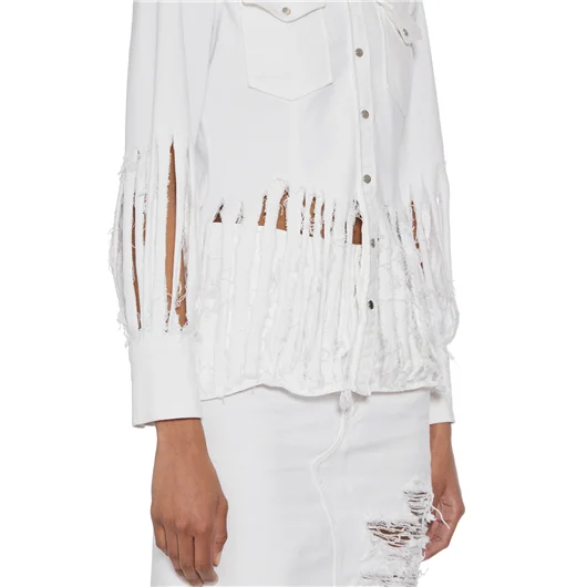 DONDUP CAMICIA TEXANA IN COTONE Fino al 60% di sconto