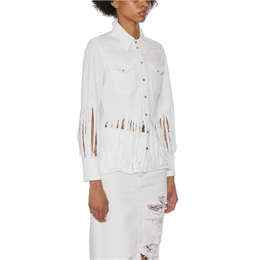 DONDUP CAMICIA TEXANA IN COTONE Fino al 60% di sconto