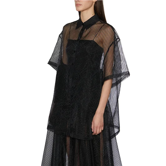 NU CAMICIA TRASPARENTE OVERSIZE Fino al 65% di sconto