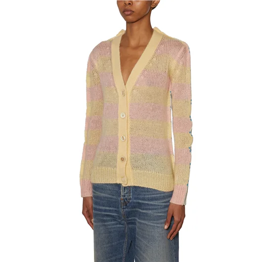 MARNI CARDIGAN IN MOHAIR E LANA Sottocosto