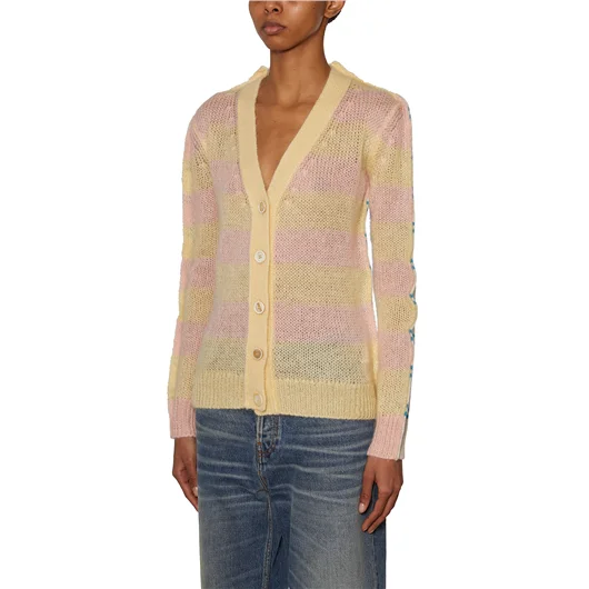 MARNI CARDIGAN IN MOHAIR E LANA Sottocosto