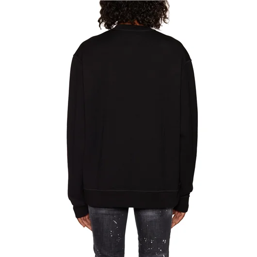 DSQUARED FELPA IN COTONE CON STAMPA Nuova