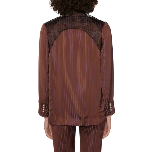 QUETSCHE_ GIACCA BLAZER CON INSERTO IN TULLE Italia