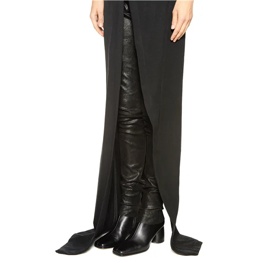 ANN DEMEULEMEESTER GILET LUNGO IN LANA Sconto