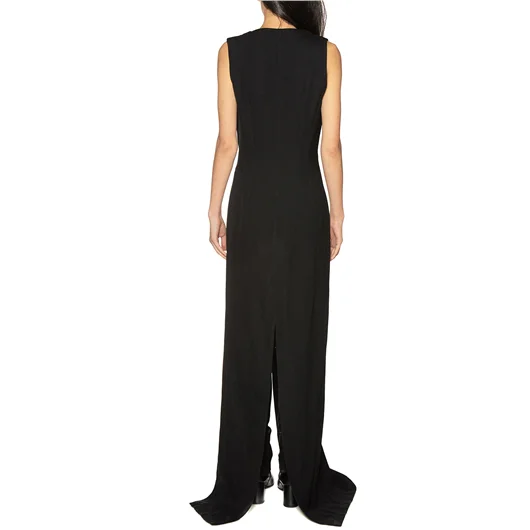 ANN DEMEULEMEESTER GILET LUNGO IN LANA Sconto