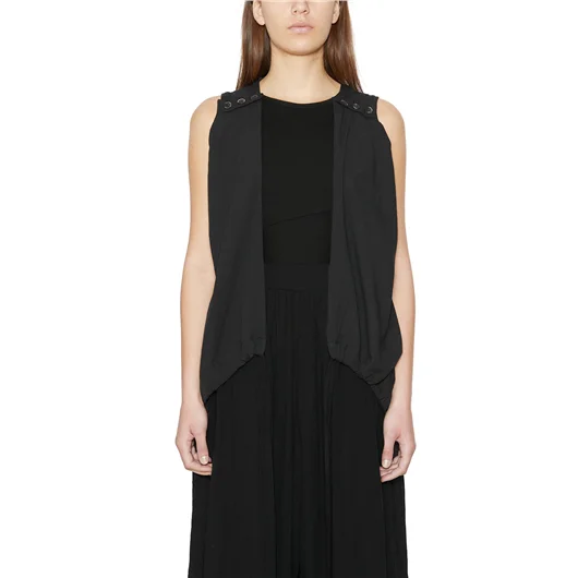STUDIO B3 GILET TOP IN COTONE Offerta