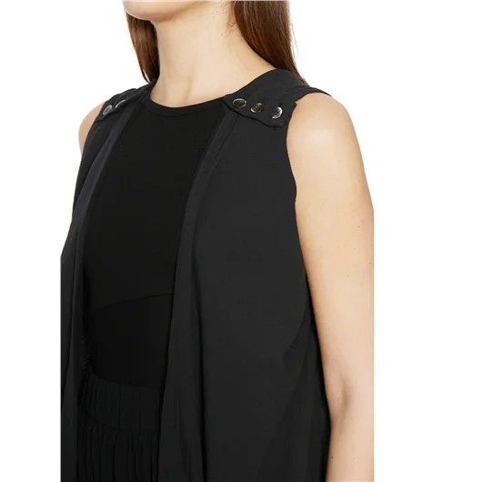 STUDIO B3 GILET TOP IN COTONE Offerta