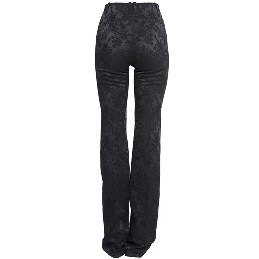PLEIN SUD PANTALONE A ZAMPA IN JAQUARD DI RASO Moda