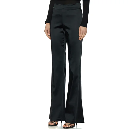 AVENUE MONTAIGNE PANTALONE A ZAMPA IN SATIN MOD.BELLINI 2025