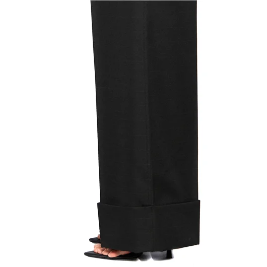 CAPASA PANTALONE AMPIO IN CHECK Nuovo