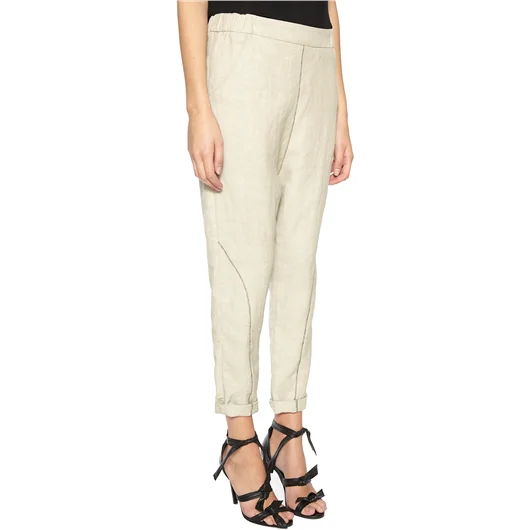 NOSTRASANTISSIMA PANTALONE BAGGY CON IMPUNTURE Pezzi Unici