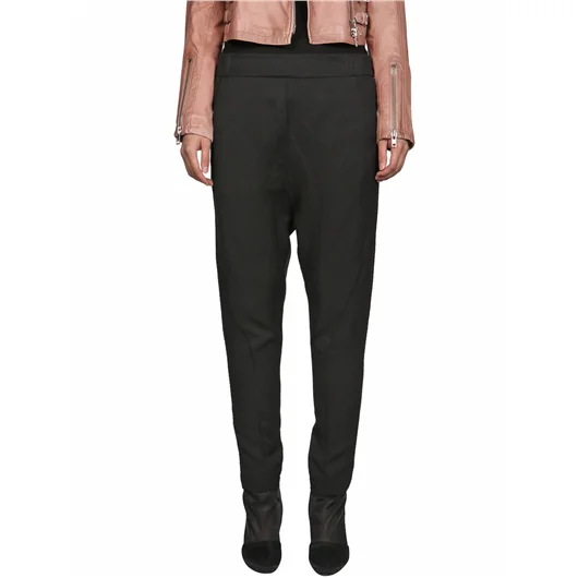 NOSTRASANTISSIMA PANTALONE BAGGY CON IMPUNTURE Pezzi Unici