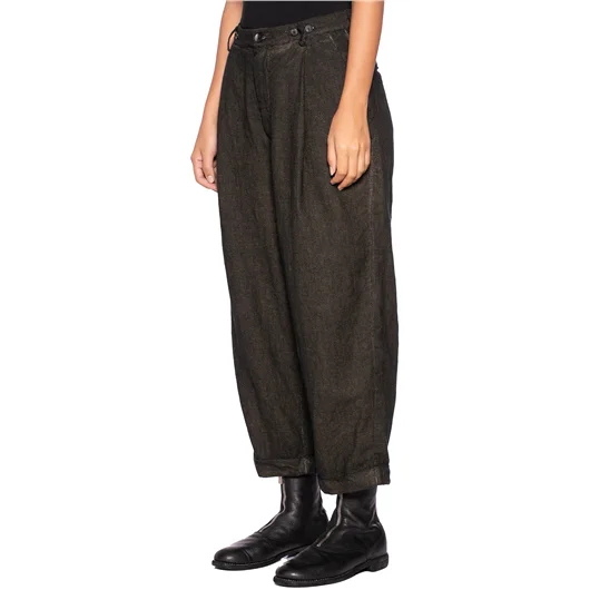 MASNADA PANTALONE BAGGY IN CANAPA E LANA Qualità Garantita