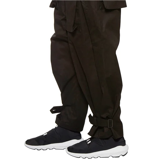 YOHJI YAMAMOTO PANTALONE IN GABARDINE VITA ALTA Novità