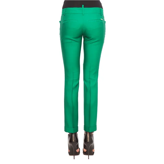 DSQUARED PANTALONE IN LANA E SETA STRETCH Sconto