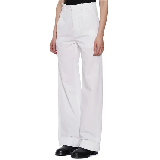 ANN DEMEULEMEESTER PANTALONE IN RASO ANNEKE Offerta