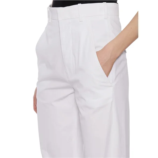 ANN DEMEULEMEESTER PANTALONE IN RASO ANNEKE Offerta