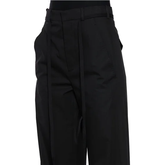 ANN DEMEULEMEESTER PANTALONE IN RASO ANNEKE Economico