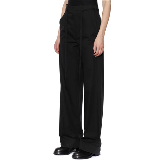 ANN DEMEULEMEESTER PANTALONE IN RASO ANNEKE Economico