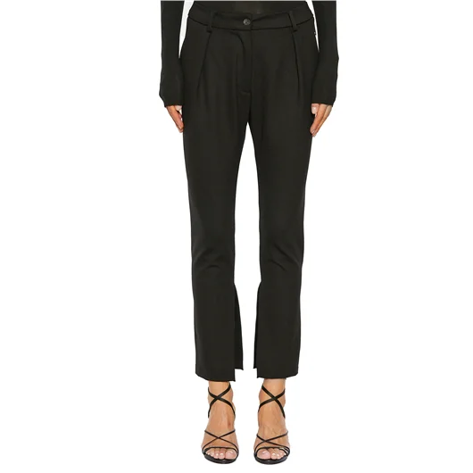NOSTRASANTISSIMA PANTALONE SLIM IN VISCOSA Vendita