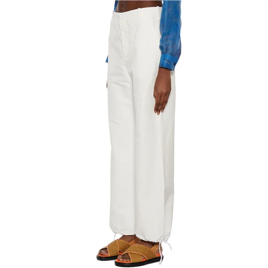 MARNI PANTALONI CARGO IN COTONE E LINO Qualità Garantita