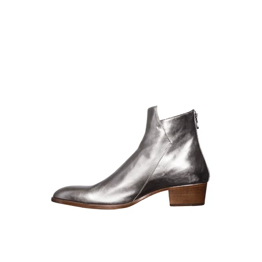 MATT MORO STIVALETTO IN PELLE CON ZIP Black Friday Prezzi