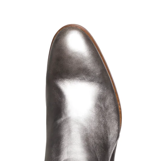 MATT MORO STIVALETTO IN PELLE CON ZIP Black Friday Prezzi
