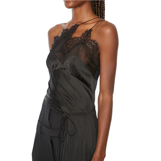 AC9 TOP ASIMMETRICO IN TULLE E PIZZO Online