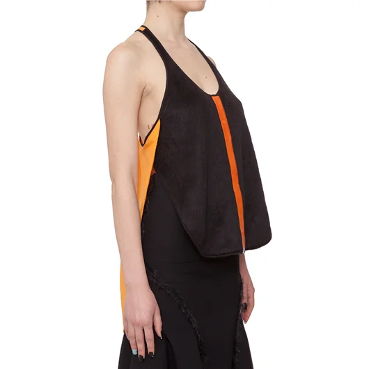 SSHEENA TOP BICOLORE IN SETA Outlet