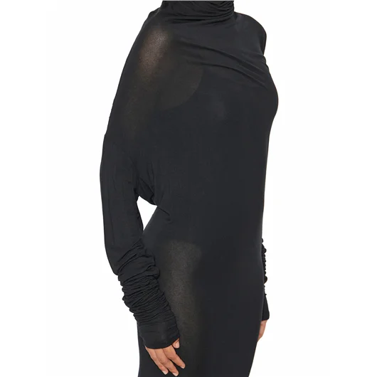 ANN DEMEULEMEESTER TOP LUNGO TATIANA LONG TWIST Nuovo