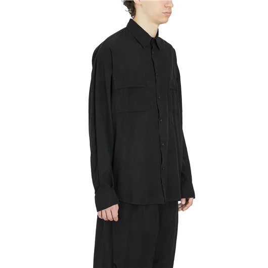 ANDREA YA'AQOV CAMICIA OVERSIZE IN CUPRO E COTONE Offerta