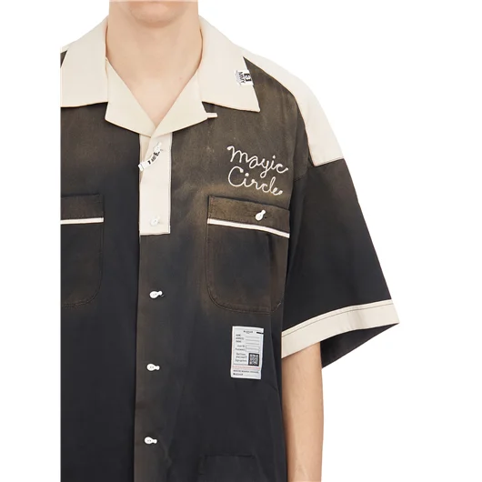 MAISON MIHARA YASUHIRO CAMICIA BOWLING IN RAYON Economico