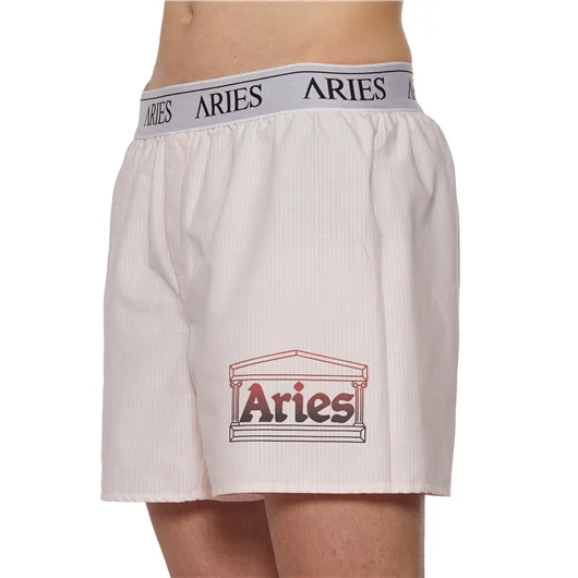 ARIES BERMUDA LOGO IN COTONE Italia