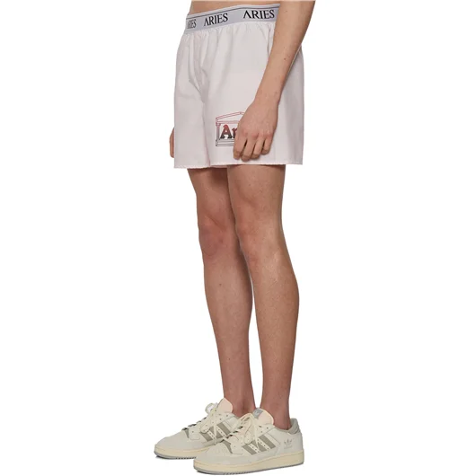 ARIES BERMUDA LOGO IN COTONE Italia