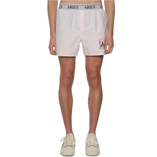 ARIES BERMUDA LOGO IN COTONE Italia