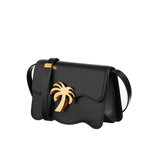 PALM ANGELS BORSA IN PELLE PALM BEACH Spedizione Gratuita