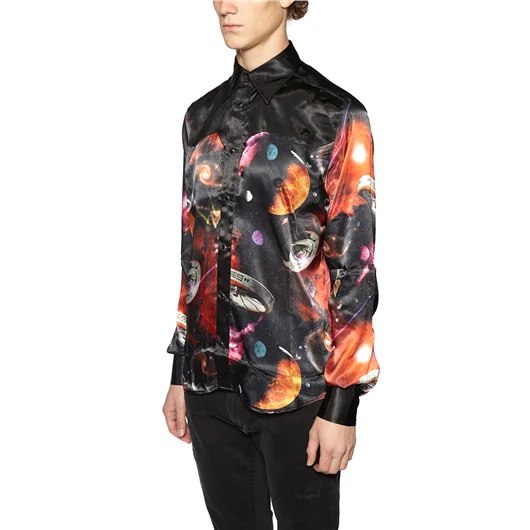 SSS WORLD CORP. CAMICIA FANTASIA ALL OVER Novità