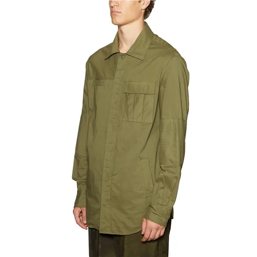 ANDREA YA'AQOV CAMICIA IN COTONE CON TASCHE Super Saving Price