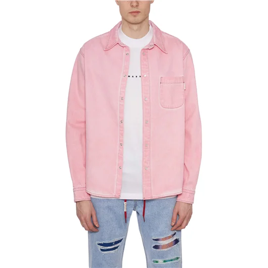 MARNI CAMICIA IN DRILL COTONE In Vendita