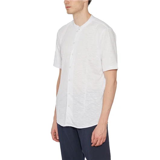 DANIELE ALESSANDRINI CAMICIA IN JERSEY STRETCH Vendita Calda
