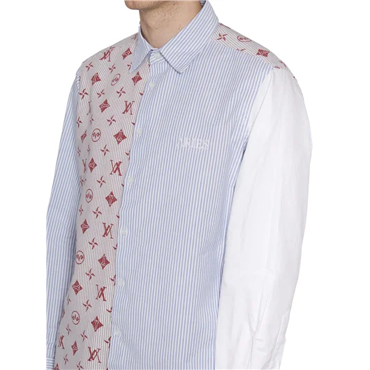 ARIES CAMICIA PATCHWORK IN COTONE Italia