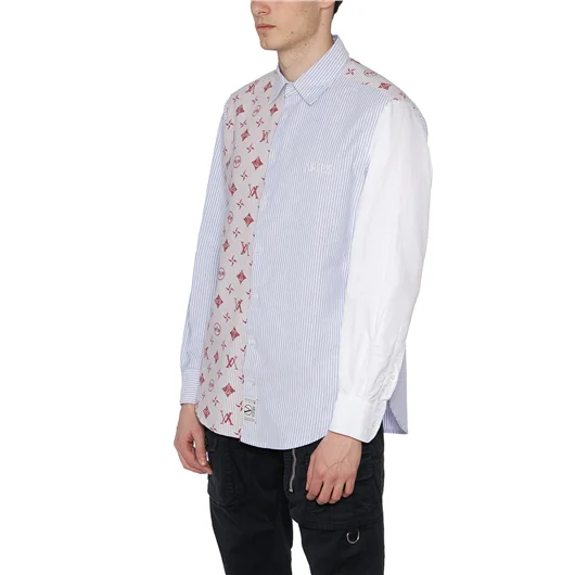 ARIES CAMICIA PATCHWORK IN COTONE Italia